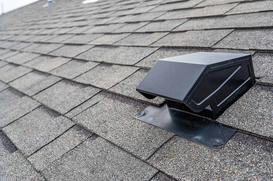 Static Vent Installed On A Shingle Roof