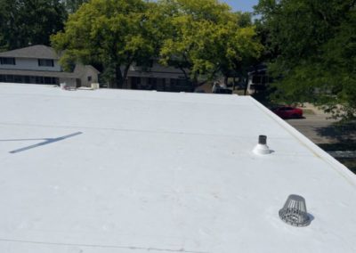 Flat roof installed in Elgin, Illinois